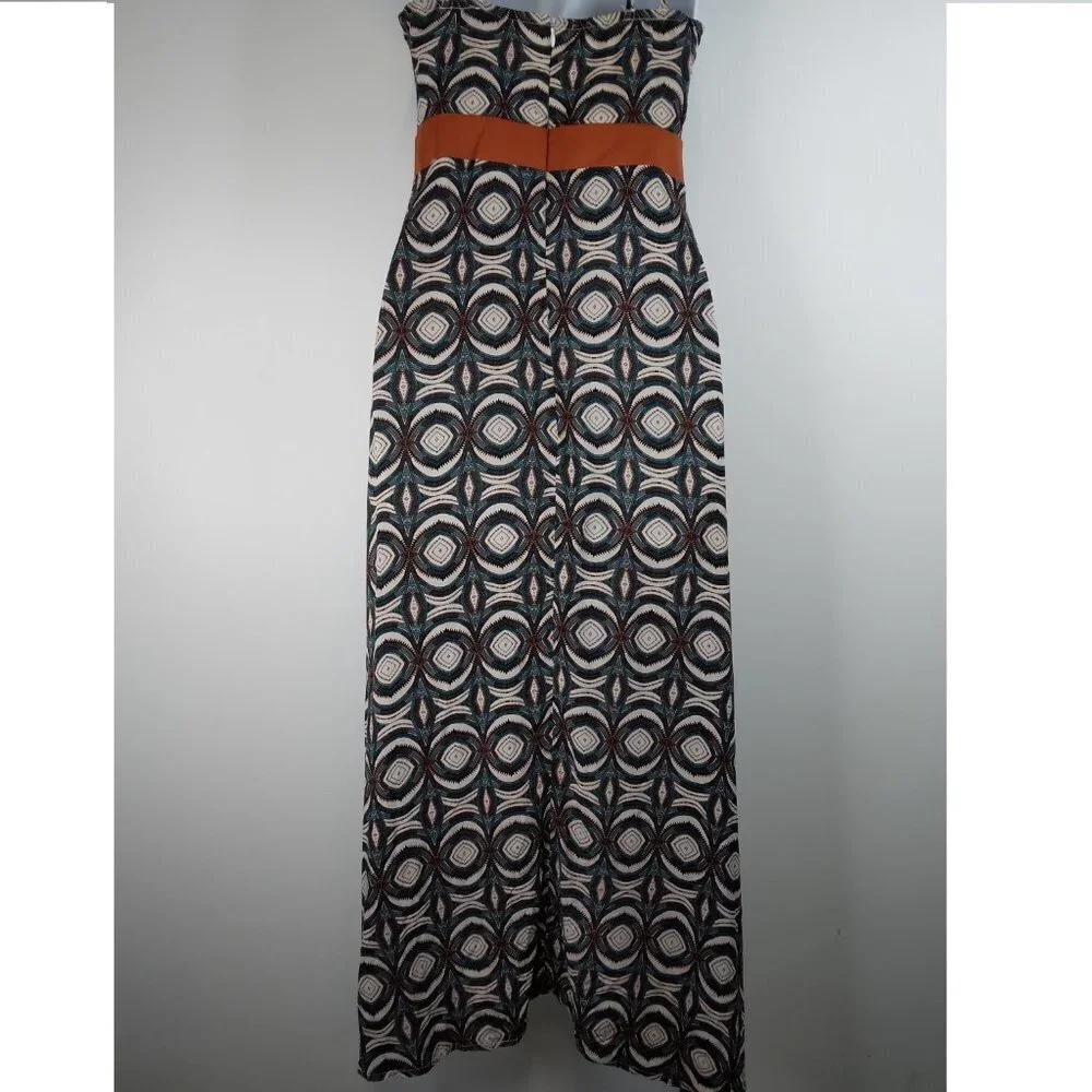 NWT Nasty Gal Cut Out Printed Maxi Dress Size 2